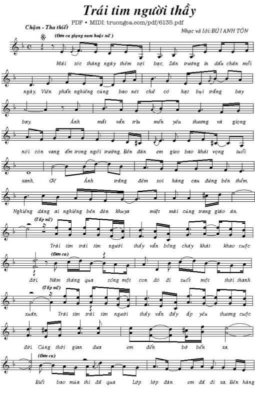 Trái tim người thầy