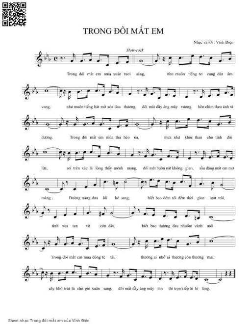 Trong đôi mắt em