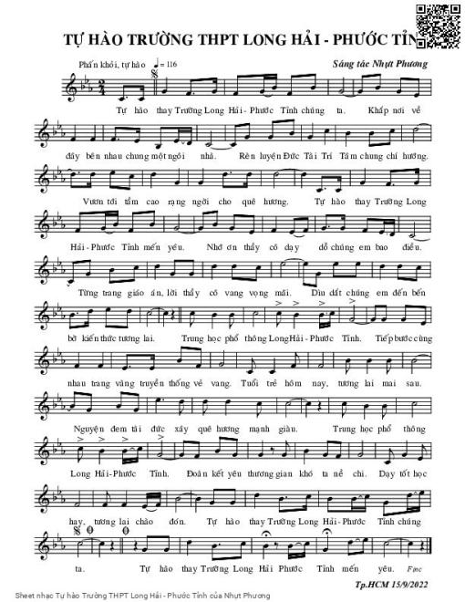 Tự hào Trường THPT Long Hải - Phước Tỉnh