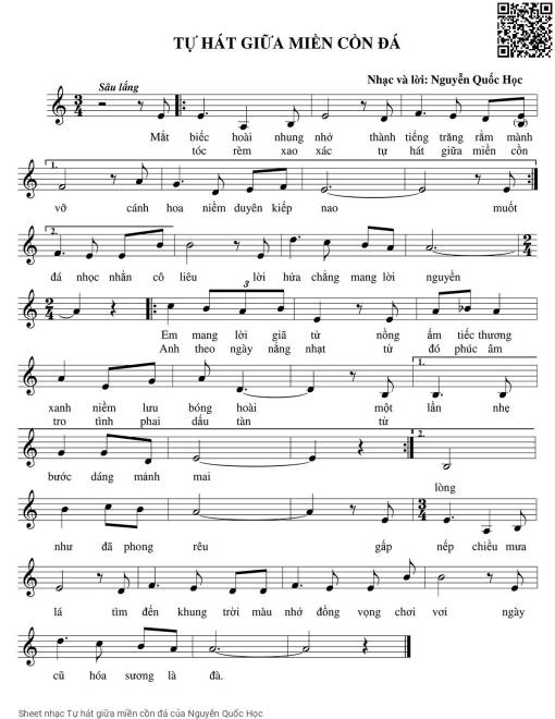 Tự hát giữa miền cồn đá