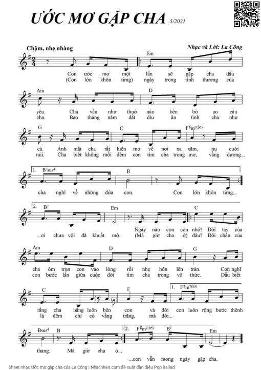 Ước mơ gặp cha