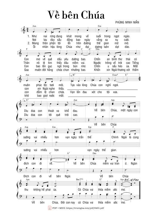 Về bên Chúa - Phùng Minh Mẫn