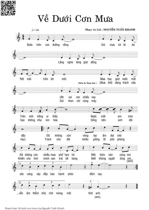 Về dưới con mưa