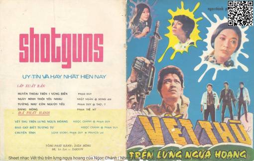 Sheet PDF of Vết thù trên lưng ngựa hoang