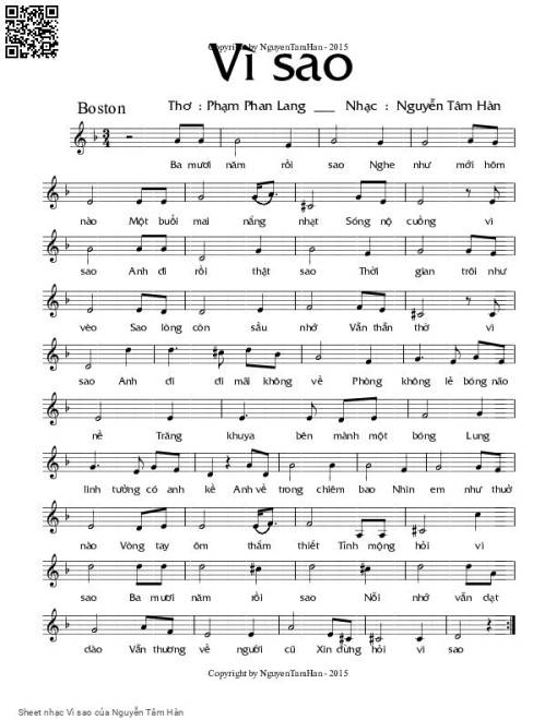 Vì sao - Nguyễn Tâm Hàn