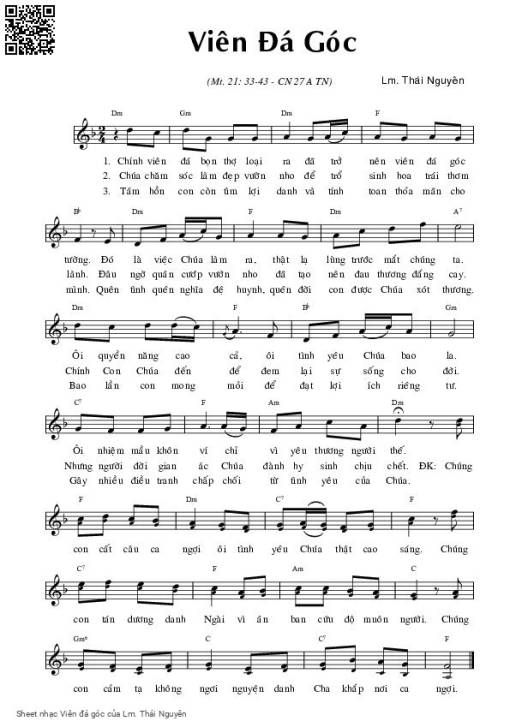 Sheet PDF of Viên đá góc