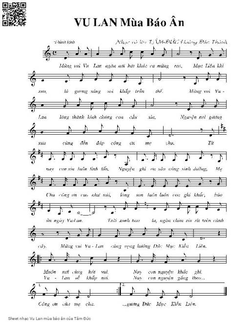 Vu Lan mùa báo ân