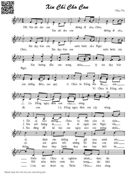 Xin chỉ cho con - Hùng Lân