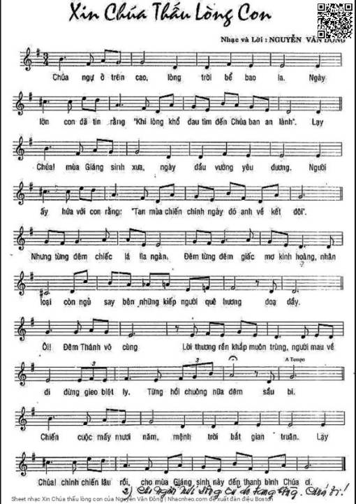 Xin Chúa thấu lòng con