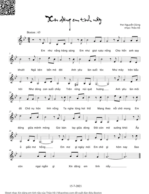 Xin dâng em tình nầy