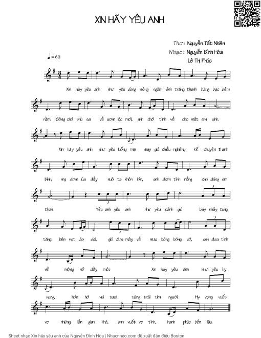 Xin hãy yêu anh - Nguyễn Đình Hòa