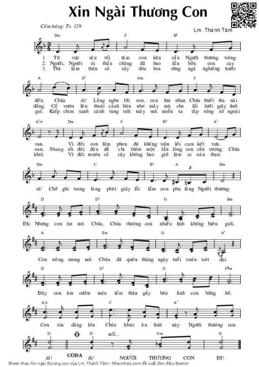 Xin ngài thương con