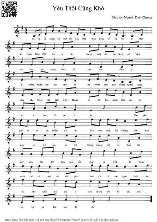 Yêu thôi cũng khó