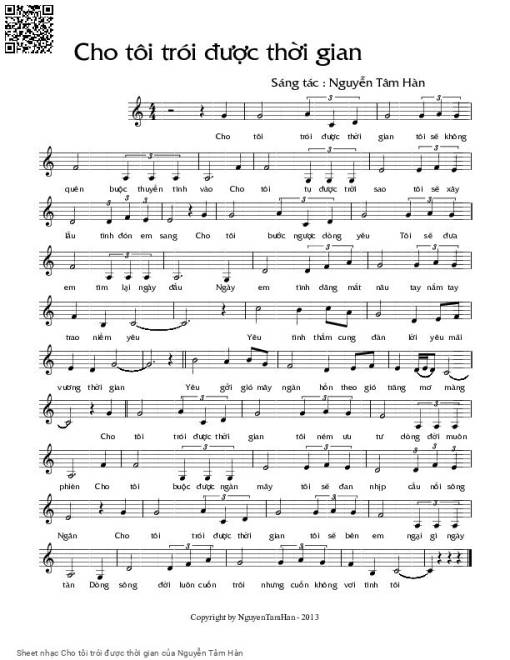 Cho tôi trói được thời gian