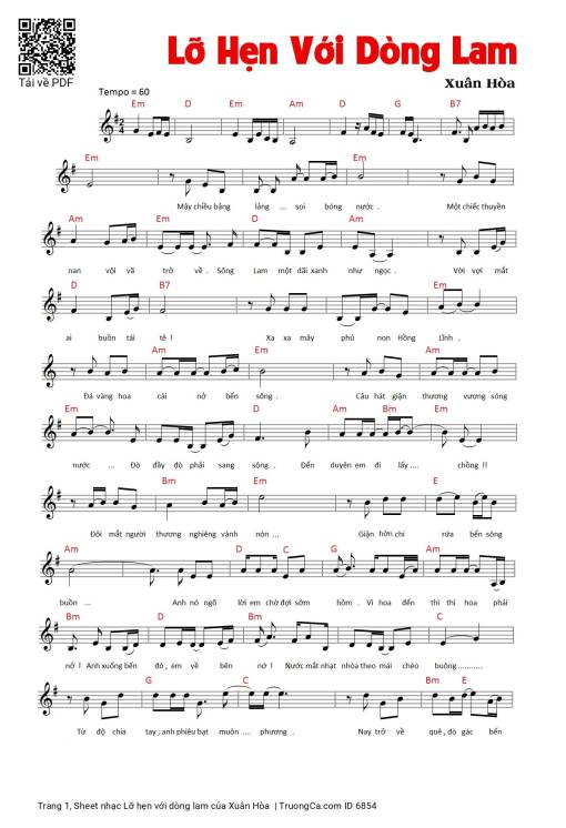 Lỡ hẹn với dòng lam