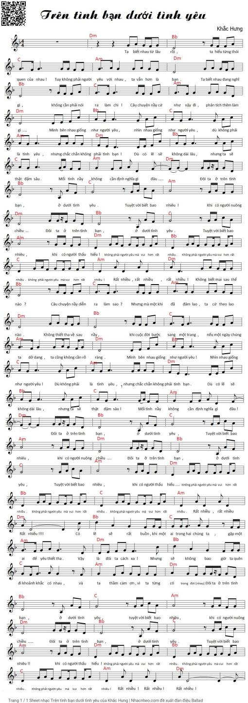 Trên tình bạn dưới tình yêu