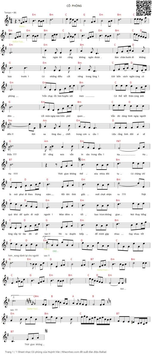 Cô phòng - Huỳnh Văn