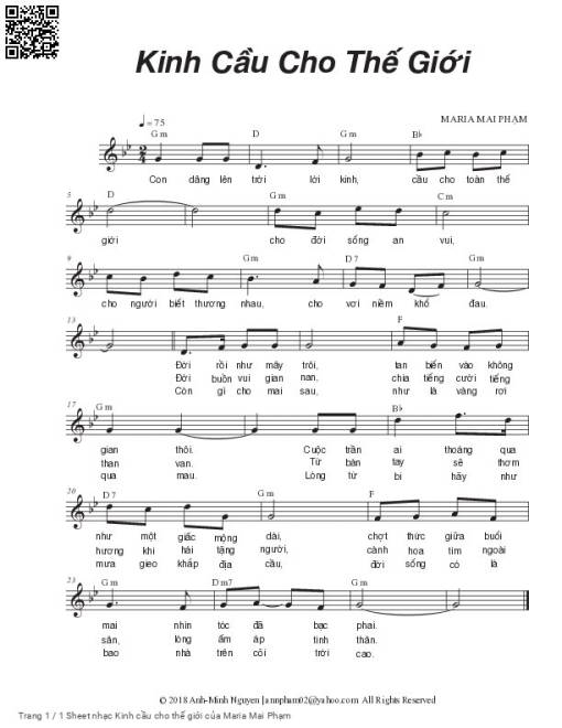 Kinh cầu cho thế giới