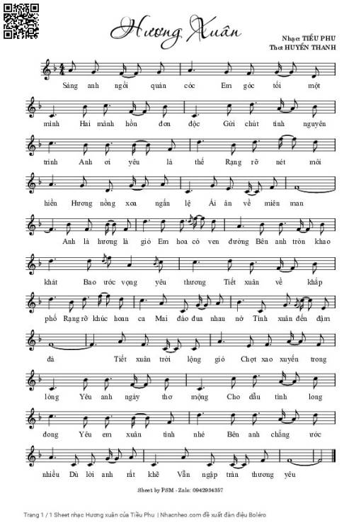 Hương xuân - Tiều Phu