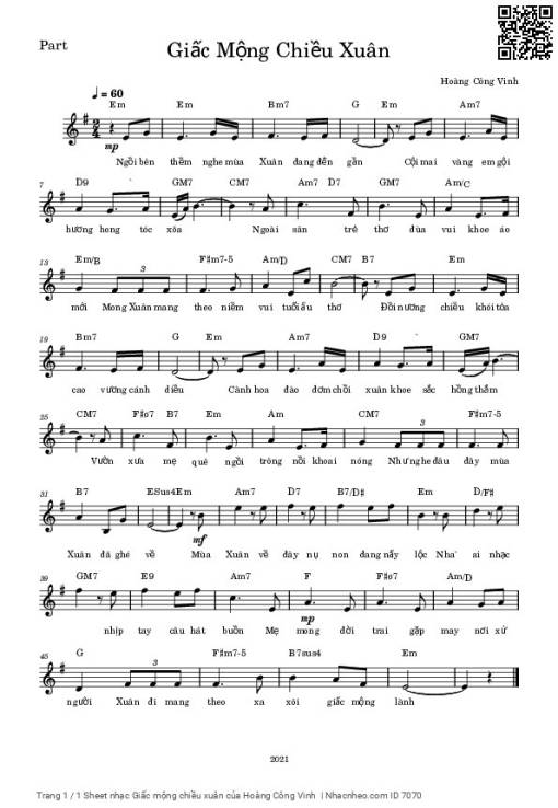 Giấc mộng chiều xuân