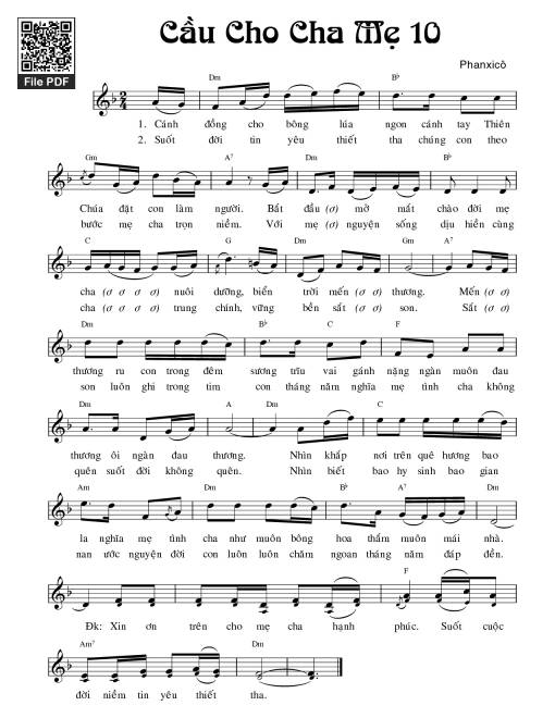 Cầu cho cha mẹ 10