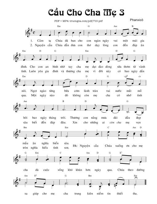 Cầu cho cha mẹ 3