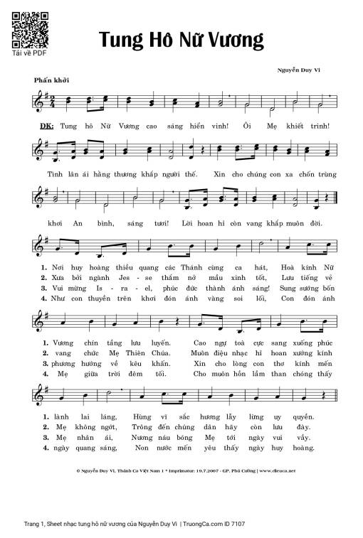 Tung Hô Nữ Vương