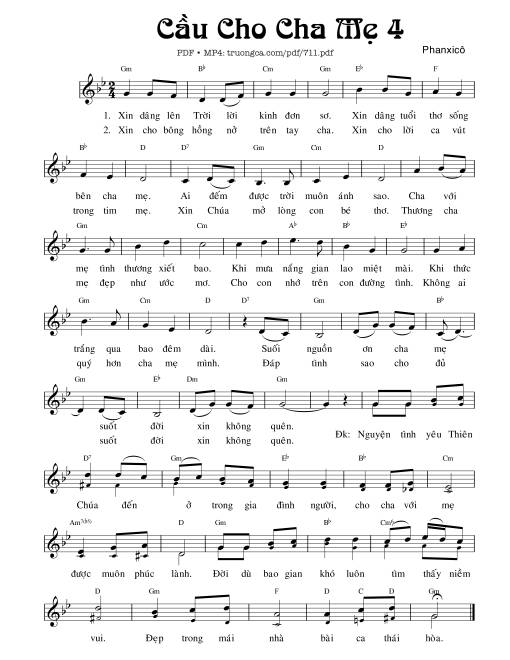 Cầu cho cha mẹ 4