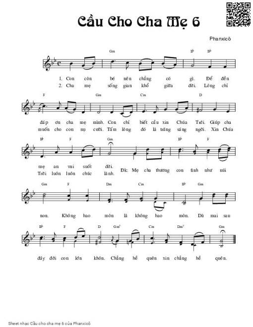 Cầu cho cha mẹ 6