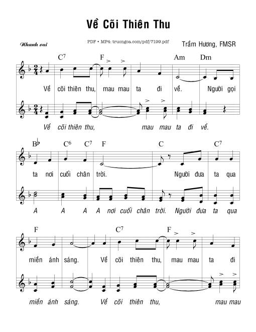 Về Cõi Thiên Thu