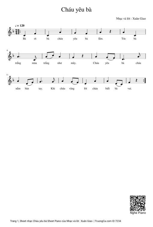 Cháu yêu bà - Xuân Giao