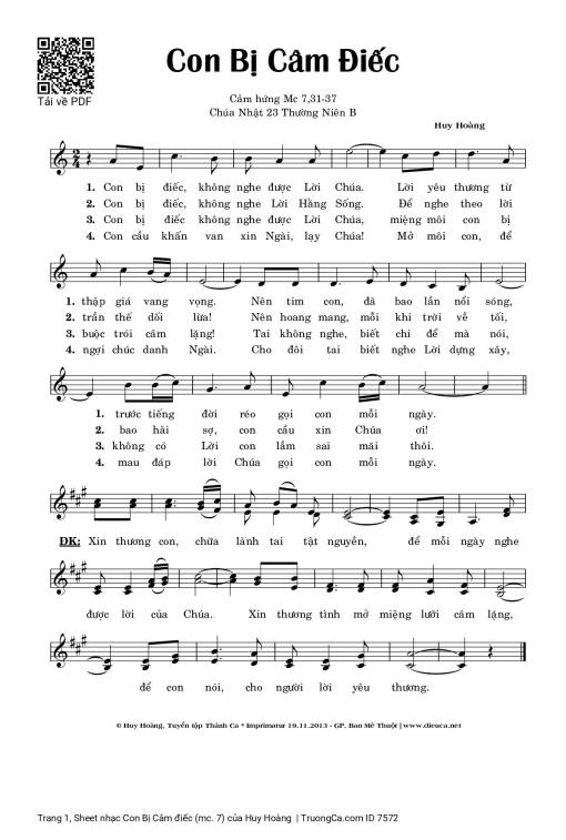 Con Bị Câm điếc (mc. 7)