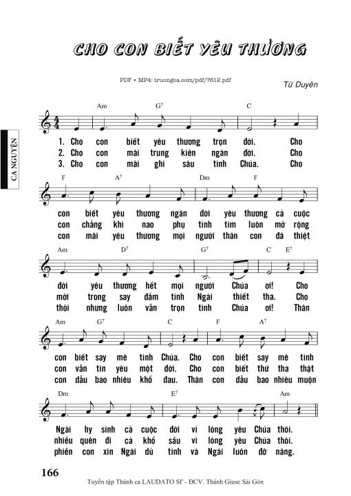 Cho Con Biết Yêu Thương
