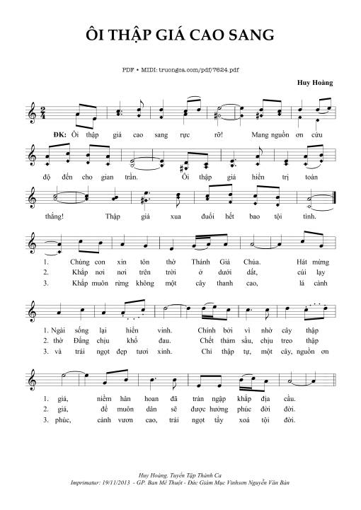 ôi Thập Giá Cao Sang