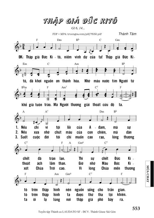 Thập Giá đức Kitô (gl. 6)