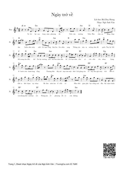 Ngày trở về - Ngô Ánh Vân