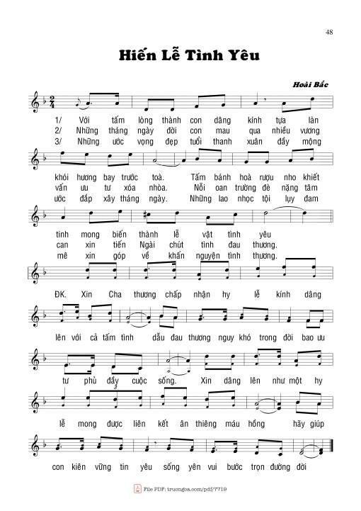 Hiến Lễ Tình Yêu (Hoài Bắc)