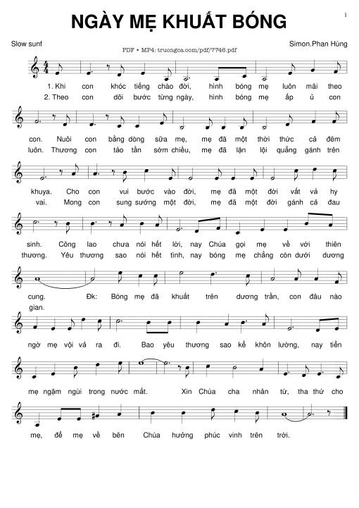 Ngày Mẹ Khuất Bóng