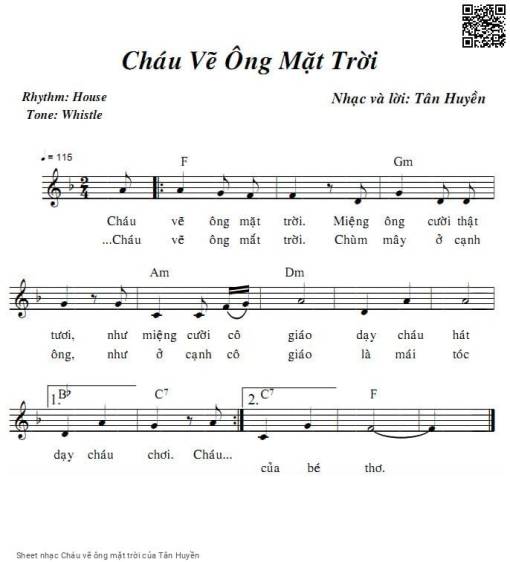 Cháu vẽ ông mặt trời