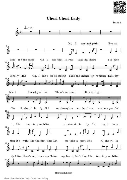 Cheri cheri lady - Modern Talking