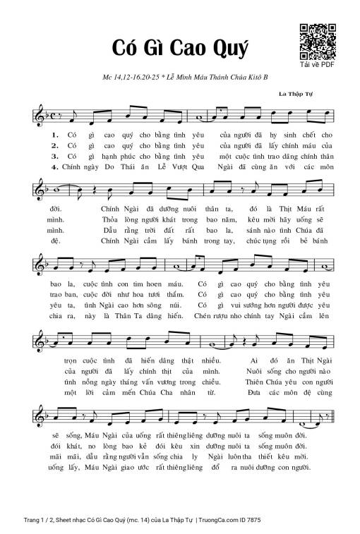 Có Gì Cao Quý (mc. 14)