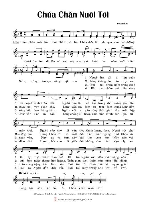 Chúa Chăn Nuôi Tôi