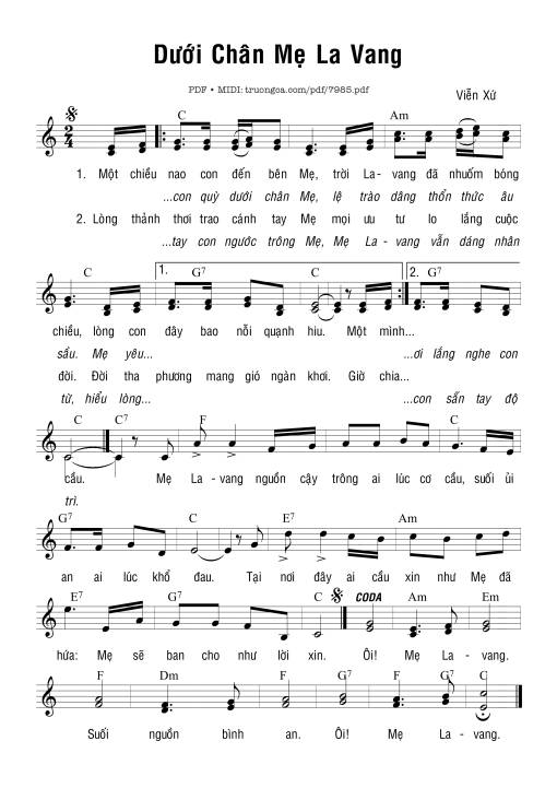 Dưới Chân Mẹ La Vang