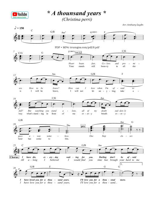 A thousand years - Christina Perri