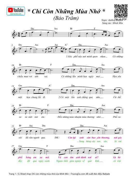 Chỉ còn những mùa nhớ