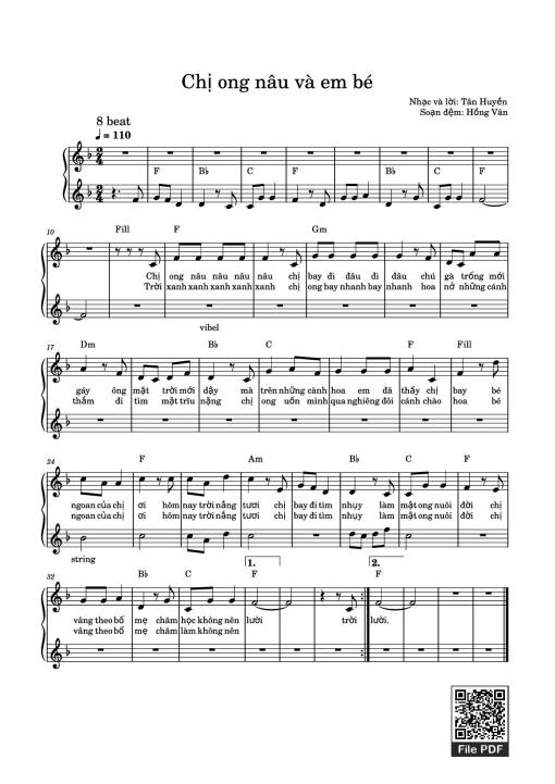 Chị ong nâu và em bé