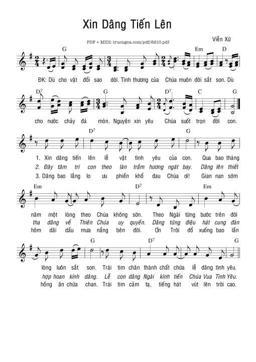Xin Dâng Tiến Lên