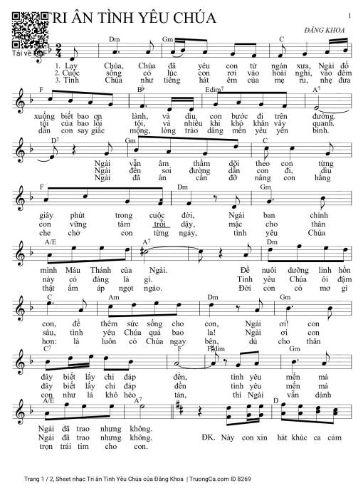 Tri ân Tình Yêu Chúa