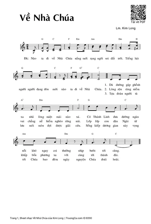 Về Nhà Chúa - Kim Long