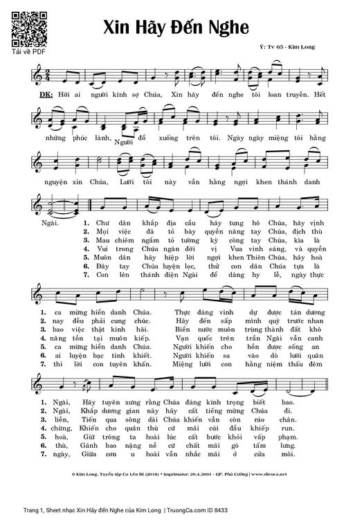 Xin Hãy đến Nghe